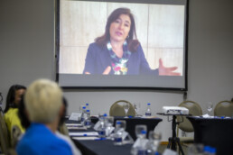 Vídeo com mensagem da Ministra Simone Tebet Foto: Ester Cruz / Coletivo Retratação